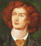 Portrait of Algernon Swinburne Dante Gabriel Rossetti